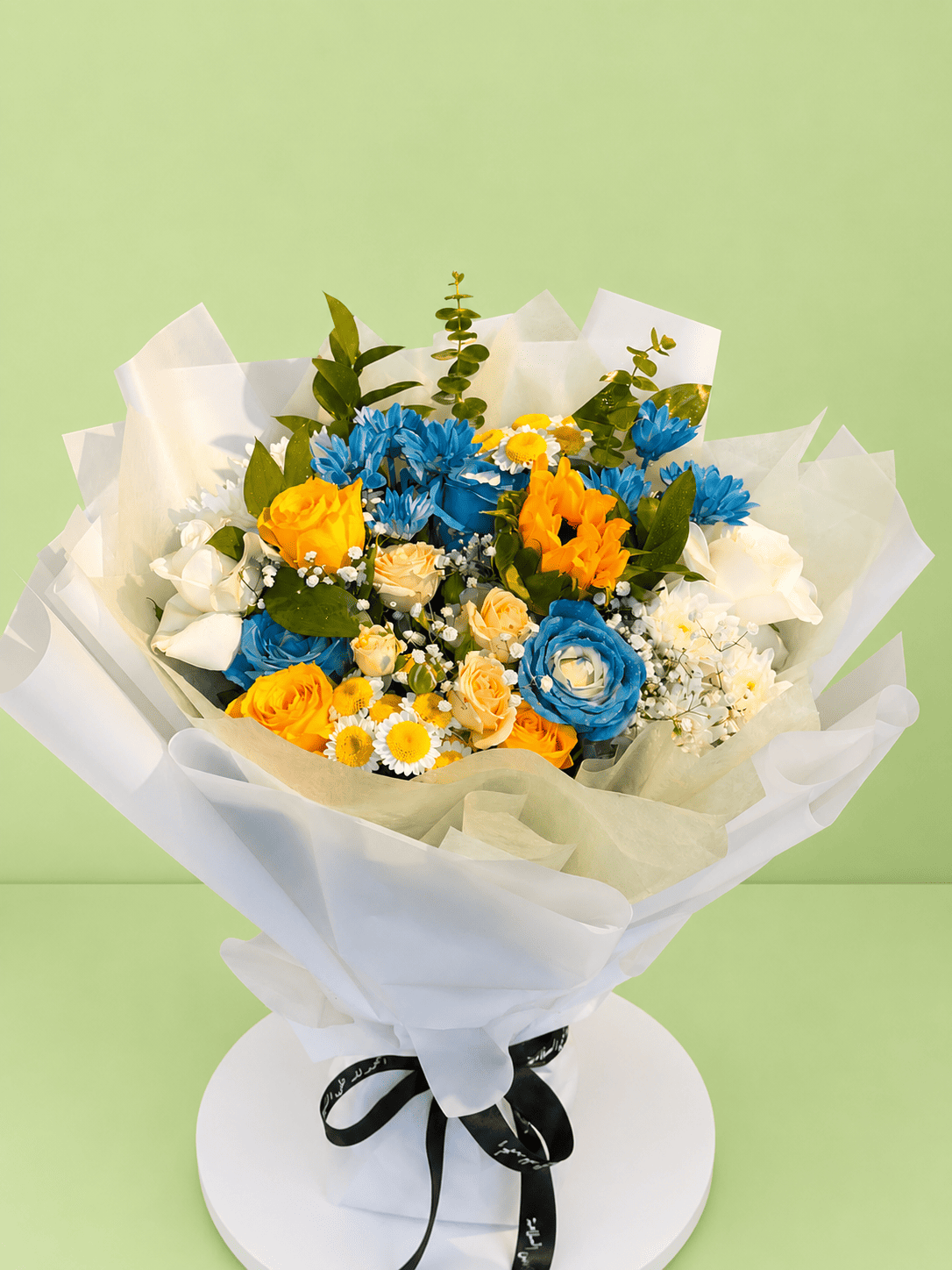 Sunshine Blue Elegance Bouquet